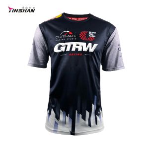 Buy cheap Custom Logo Tshirts Sustainable Team Racing Men Shirts for Sportswear Enthusiasts from wholesalers