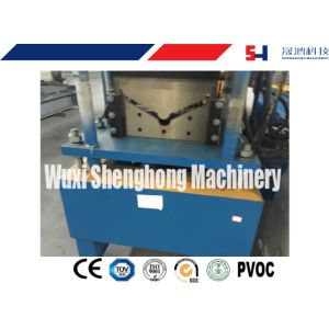 Buy cheap ISO Hydraulic Roof Ridge Cap Roll Forming Machine with Industrial GCr15 Roller from wholesalers