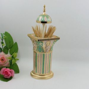 Buy cheap Shinny Gifts Chinese Handmade Toothpick Holder Egg Shape Automatic Toothpick Holder from wholesalers