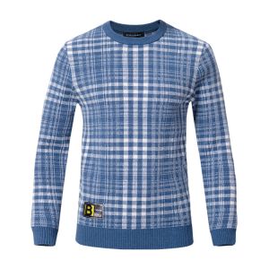 Buy cheap Breathable Mens Knit Pullover Sweater Round Neck For Autumn / Winter from wholesalers