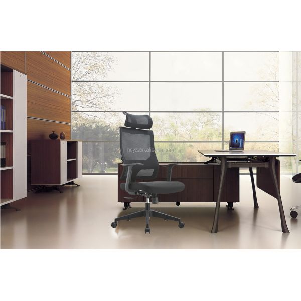 Modern Executive Chair Swivel Revolving Guest Manager Office Chair for Office Mesh