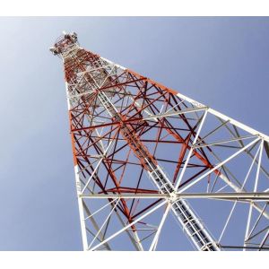 Buy cheap Four-Column Angle Steel Tower With Lightning Protection Device from wholesalers