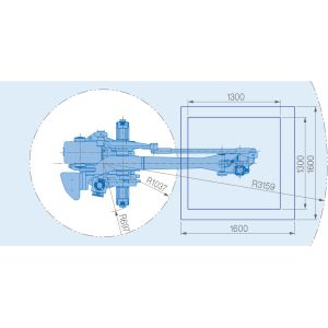 Buy cheap used 4 axis robot arm YASKAWA MPL160-100 II pick and place machine 100kg Payload 3159mm Arm industrial robot from wholesalers
