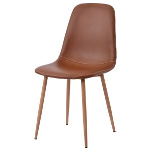 Buy cheap Modern PU Leather Tomile Red Dining Chair Sets Of 4 Wipes Cleann Easily from wholesalers