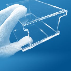 Buy cheap High Temperature Resistant Quartz Apparatus Irregular Shaped Square Box from wholesalers