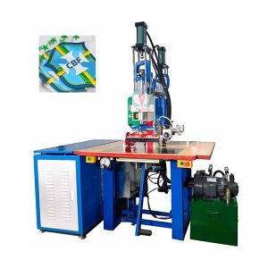 Buy cheap Factory New 8KW Hydraulic High Frequency Embossing Machine High Performance PVC Welding Machine for TPU Patches Badge Heating from wholesalers