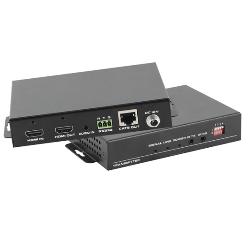 4K60 HDBaseT Extender With Audio HDMI Loop Out EDID Management