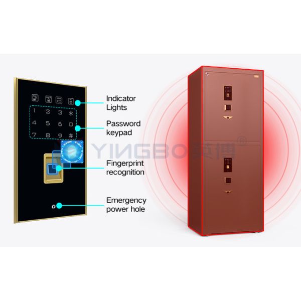 Security Solid Steel Luxury Large Safe Box Biometric Fingerprint Lock YB/ZY-180D