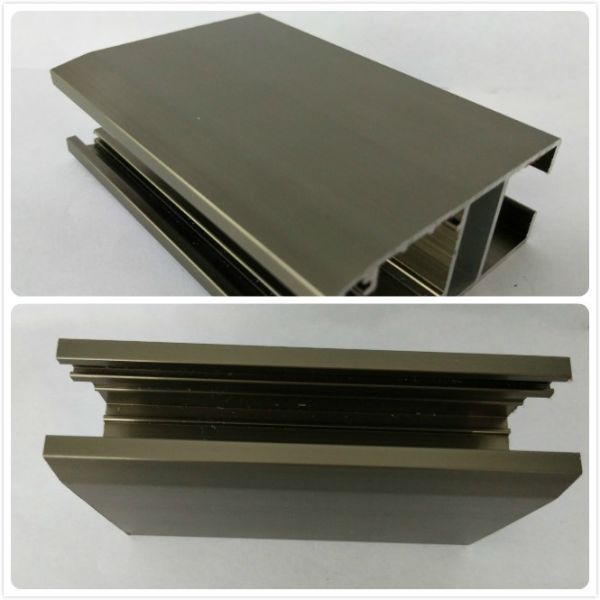 T4 T5 Oxidizing Bronze Anodized Aluminum Channel With Customized Shape