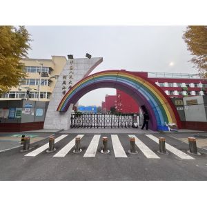 Buy cheap Angled Support Retractable Hydraulic Bollards For Perimeter Protection from wholesalers