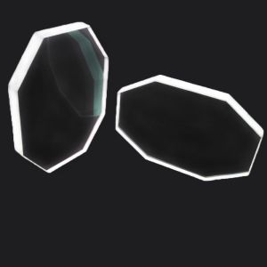 High quality Octagonal 45° laser relection mirror 72*52*6mm 650nm & 1064nmHR H