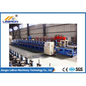 Buy cheap PLC Control Automatic Cable Tray Roll Forming Machine new type made in china long time service Blue red color from wholesalers
