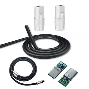 DIY Kit 6mm O.D USB-C 3.1 Type C Charge Cable PD 100W Charging for Laptops