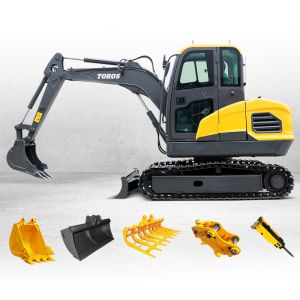 Buy cheap Powerful 1.2Ton Mini Hydraulic Excavator With 1200mm Track Length from wholesalers