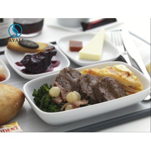 Buy cheap SAVALL Rectangle Airline Tableware Lightweight Bone China Dinnerware product