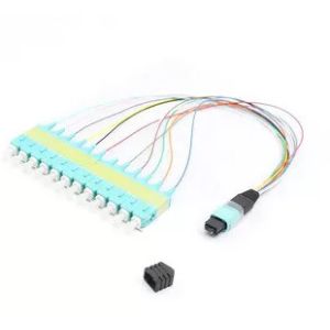 SC UPC 0.9mm OM2 Om3 Fiber Optic Cable Multimode