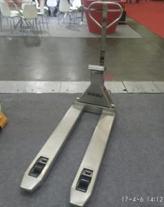 Buy cheap Stainless Steel Pallet Jack With Weight Scale Washdown Weighing Pallet Jack product