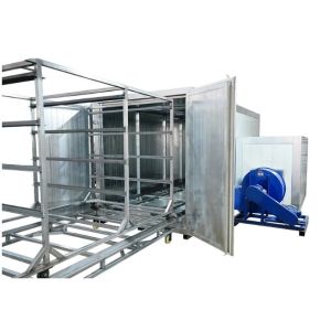 Buy cheap LPG/Gas Electrostatic Powder Coating Oven With Rail System from wholesalers
