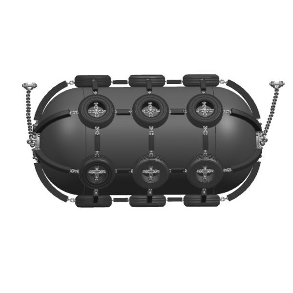 Quality 0.08 MPa High Pressure Airbag Yokohama Fender High Tensile for sale