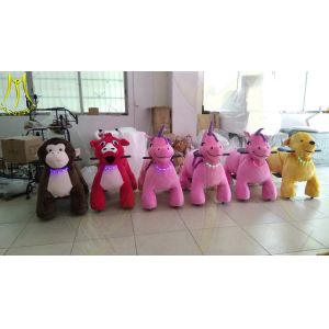 Buy cheap Hansel wholesale plush electric walking bike for kids child electronic ride on battery toy from wholesalers