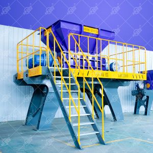 Buy cheap Mobile Double-Shaft Waste Shredder for Plastic and Metal from wholesalers