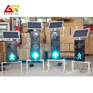 Solar Powered Wireless LED Traffic Light Control System WGQ-22