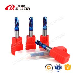 Fine Coarse Variable Pitch End Mill For Hardened Steel Roughing Ball Nose End