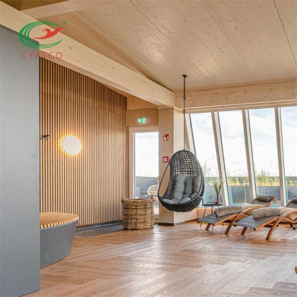 High Durability Wood Veneer Sound Absorbing Panels 21mm Fire Resistance