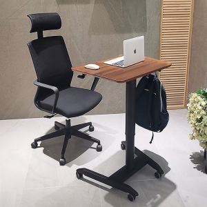 Buy cheap Office Pneumatic Height Adjustable Desk for End CEO Work Meetings and Managerial Work from wholesalers