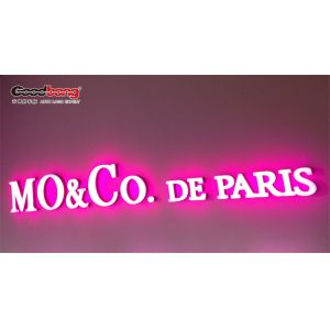 Buy cheap LED channel letter shop 3D sign from wholesalers