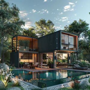 Office Usage 20ft Expandable Container House With Glass Wool Wallboard And High