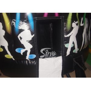 Buy cheap Kids N adults inflatable music disco dome bouncy castle with light hooks on top for outdoor N indoor parties from wholesalers