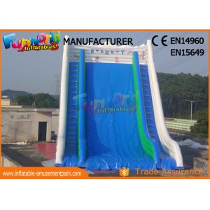 Plato Material Giant Adult Inflatable Slide / Garden Mega Everest Slide