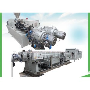 Buy cheap Double Cavities Plastic Pipe Extrusion Machine With Oil Controlling System from wholesalers