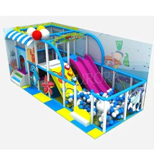 Buy cheap Blue Kids Ocean Theme Indoor Playground Equipment Water Proof product