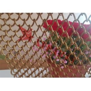 Flexible Metal Mesh Curtain With Customized Color For Office Building Decoration
