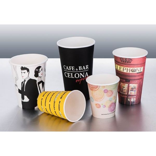 Buy cheap Single Wall Vending Paper Cups Multi - Colors With Neat Cutting Edge from wholesalers
