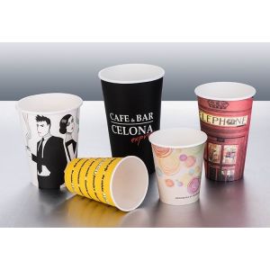 Buy cheap Single Wall Vending Paper Cups Multi - Colors With Neat Cutting Edge from wholesalers