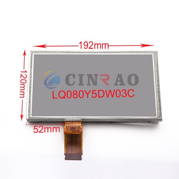8.0 '' 192*120mm TFT Touch Screen Digitizer LQ080Y5DW03 6 Months Warranty
