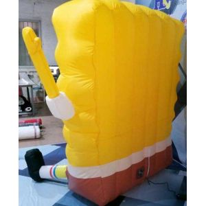 SpongBob Advertising Inflatables With Air Blower And Repair Kits
