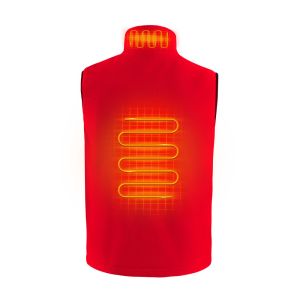 Buy cheap 55C 5V Smart Rechargeable Heated Gilet Mens Heated Body Warmer from wholesalers