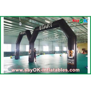 Buy cheap Party City Balloon Arch Customized Logo Pring Inflatable Start Finish Line With Double Arch from wholesalers