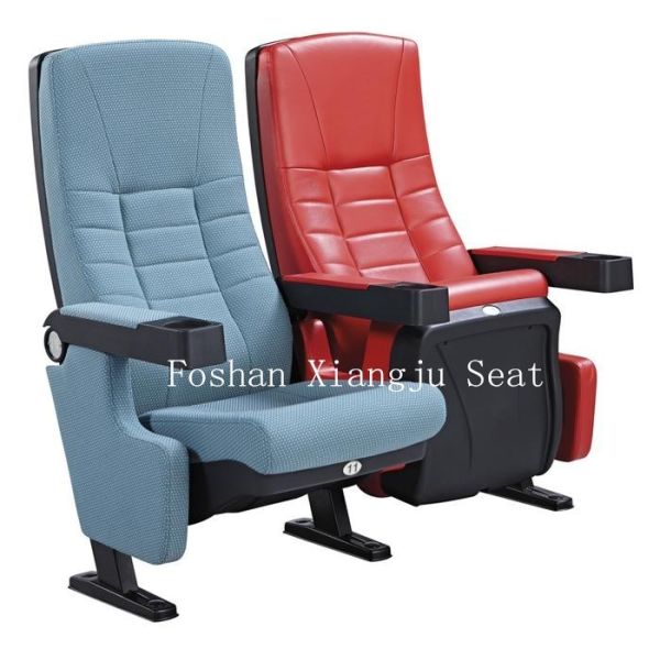 Quality Pushing Back Cinema Chair Recline Seating High Back Metal Frame With Cup Holder for sale