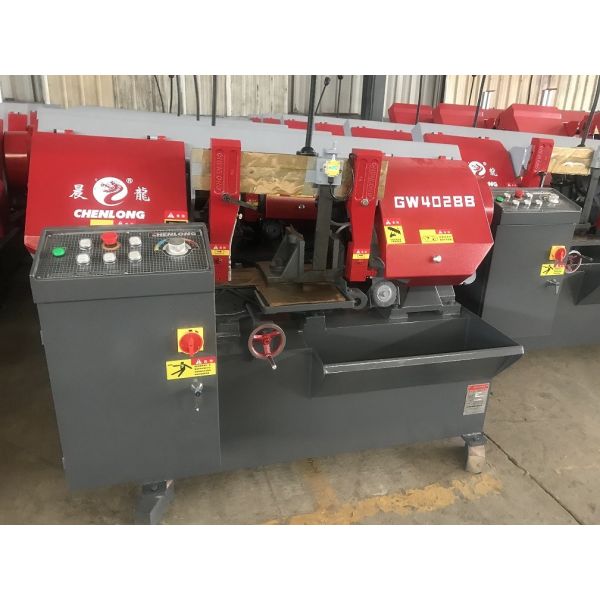 Quality GW4028B Cutting Metal 280mm Capacity Semi Automatic Bandsaw Machine for sale