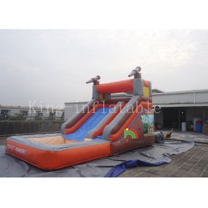 Buy cheap Outside Playground Inflatable Water Slide With Mini Pool For Summer CE UL from wholesalers