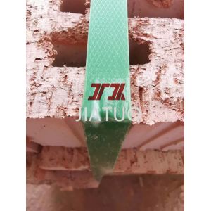 Buy cheap Strong Tension Green Embossed Plastic PET Polyester Pallet Strapping Belt for building cargo Packing from wholesalers