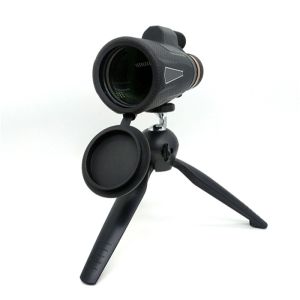Buy cheap Black Universal Compact High Definition Monocular Telescope With Tripod from wholesalers