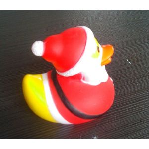 Buy cheap PVC Floating Personalised Santa Rubber Duck / Snowman Shaped Kids Gift from wholesalers