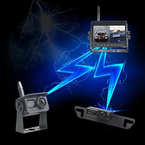 IP69K Wireless Backup Camera Systems With 7 Inch IPS Monitor Kit