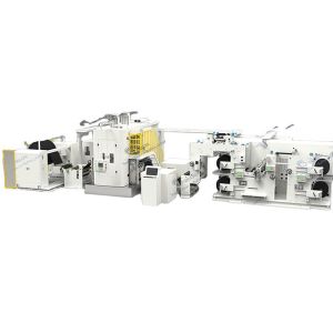 China Roll To Roll Automatic Calendering Machine Integrated Slitting Machine on sale